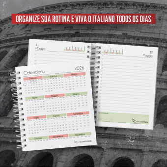 [PRÉ-VENDA] Agenda Italiano Fácil