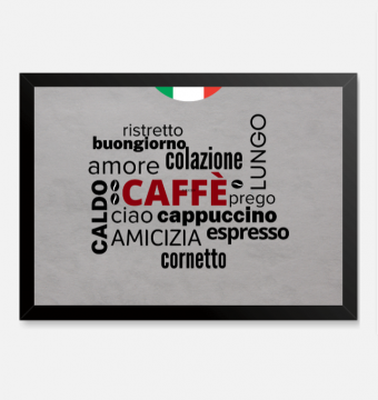 Quadro caffè A4